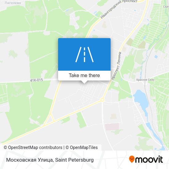 Московская Улица map