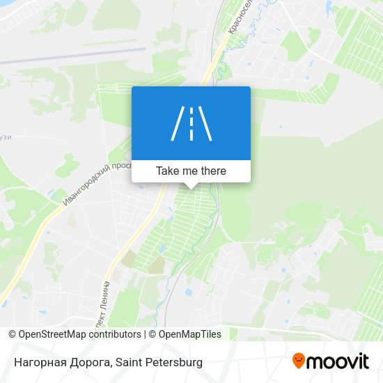 Нагорная Дорога map