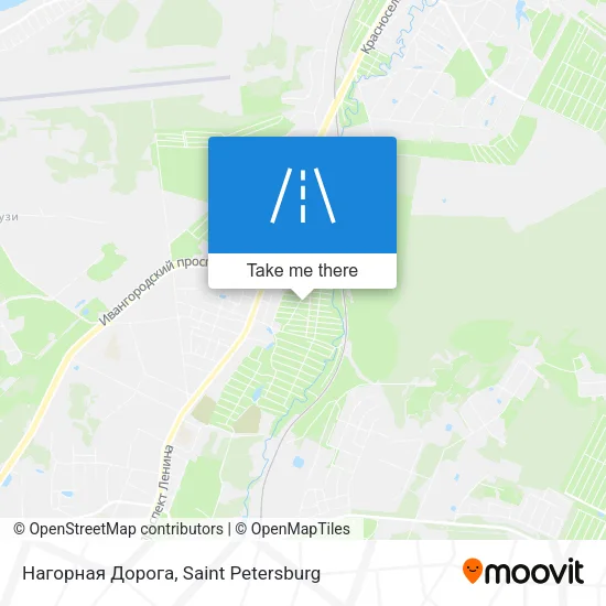 Нагорная Дорога map