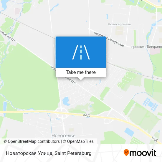 Новаторская Улица map