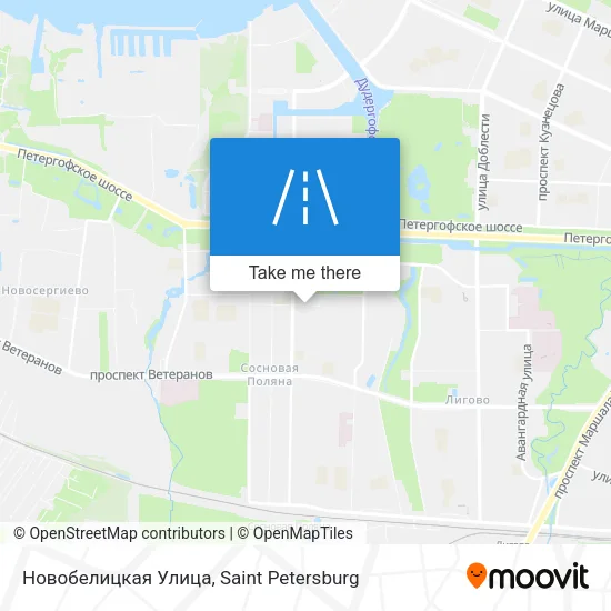 Новобелицкая Улица map