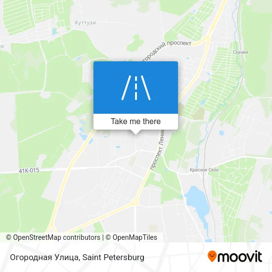 Огородная Улица map