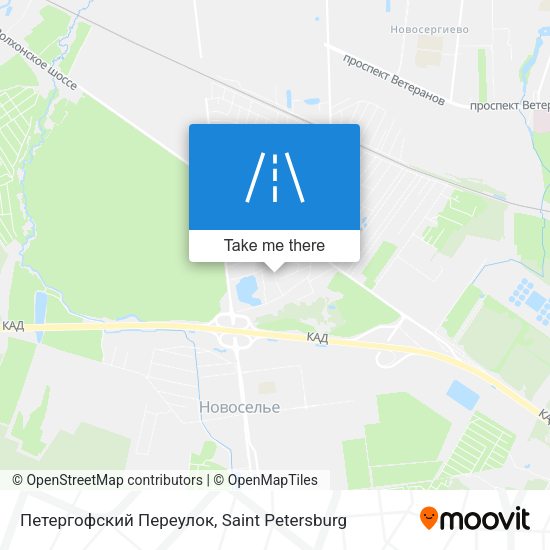 Петергофский Переулок map