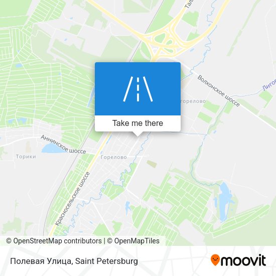 Полевая Улица map