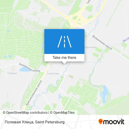 Полевая Улица map