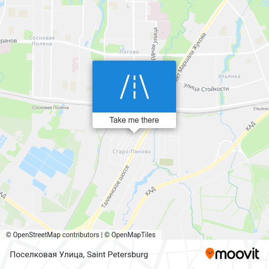 Поселковая Улица map