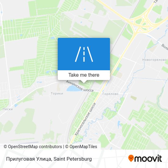 Прилуговая Улица map