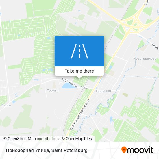Приозёрная Улица map