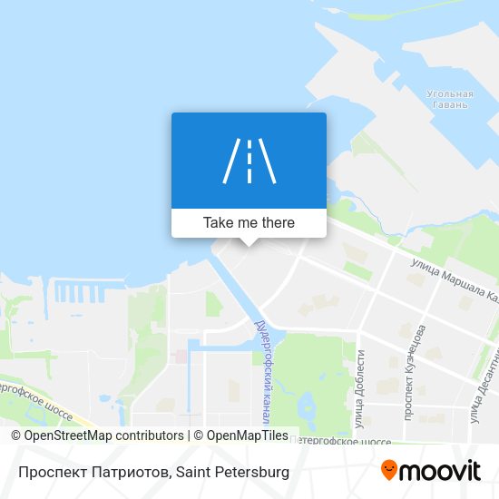 Проспект Патриотов map