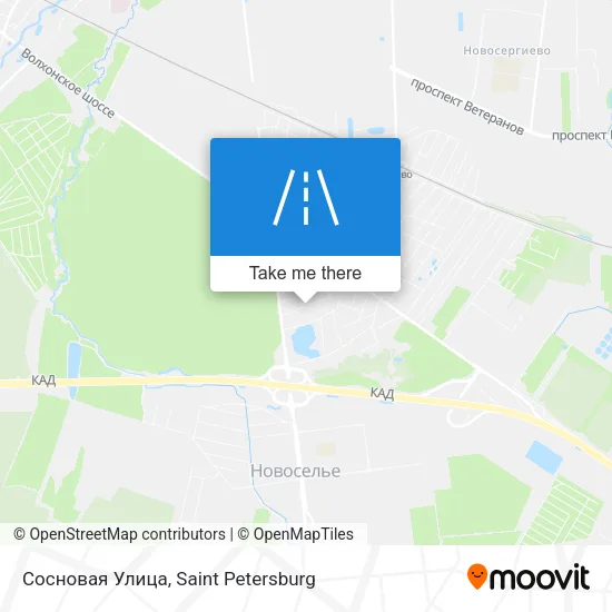 Сосновая Улица map