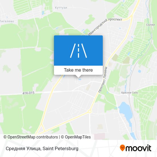 Средняя Улица map