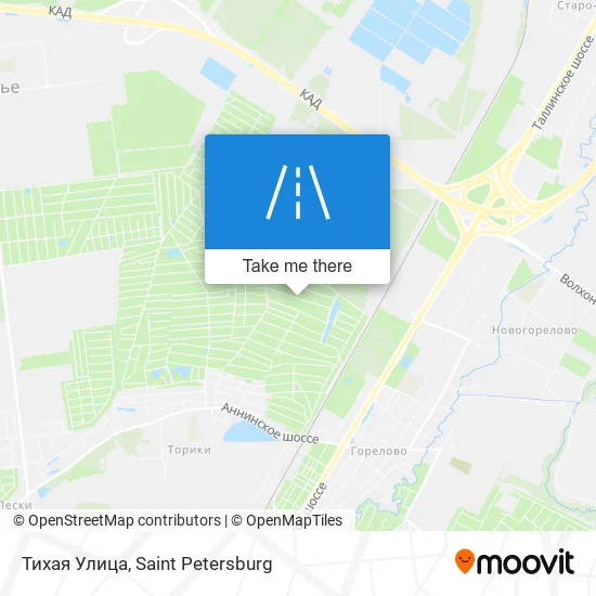 Тихая Улица map