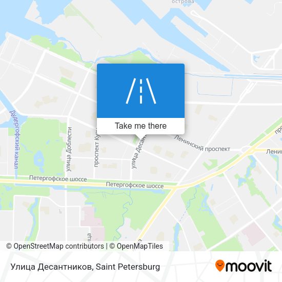Улица Десантников map