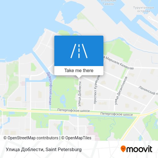 Улица Доблести map
