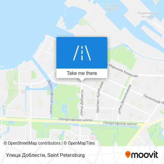 Улица Доблести map