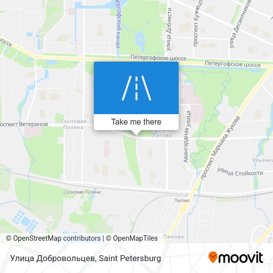 Улица Добровольцев map