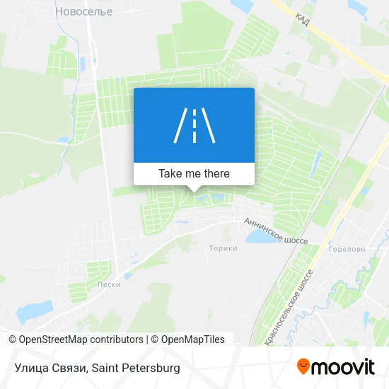 Улица Связи map