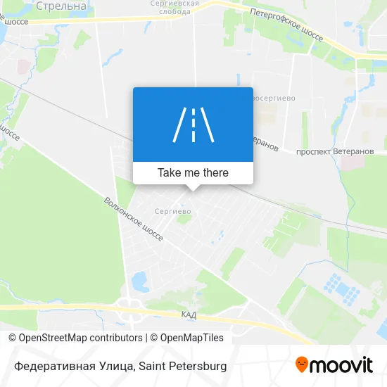 Федеративная Улица map