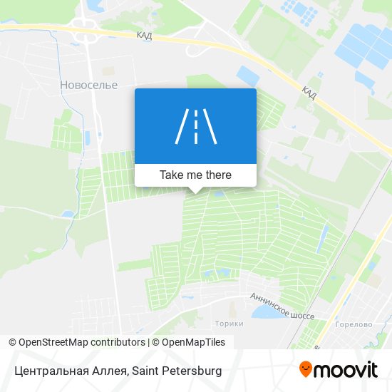 Центральная Аллея map