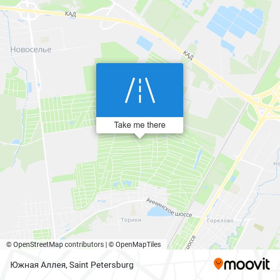 Южная Аллея map
