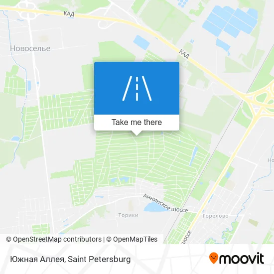 Южная Аллея map
