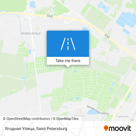 Ягодная Улица map