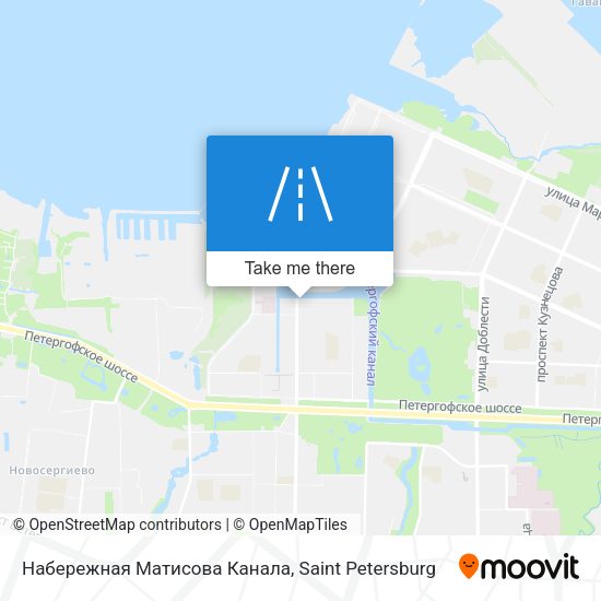 Набережная Матисова Канала map