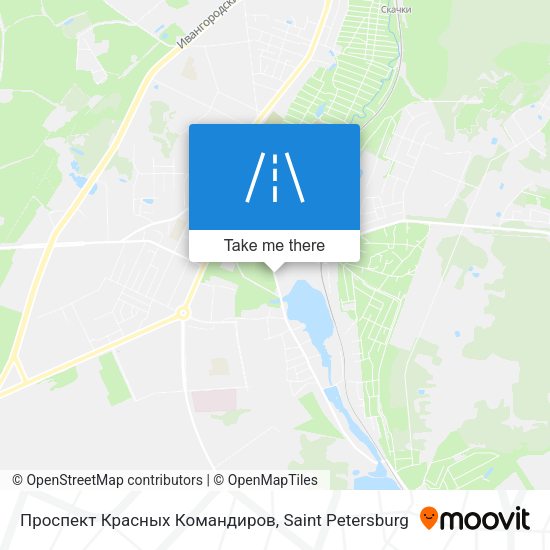 Проспект Красных Командиров map