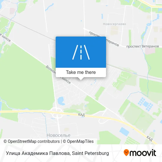 Улица Академика Павлова map