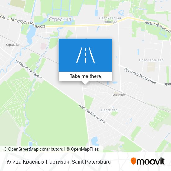 Улица Красных Партизан map