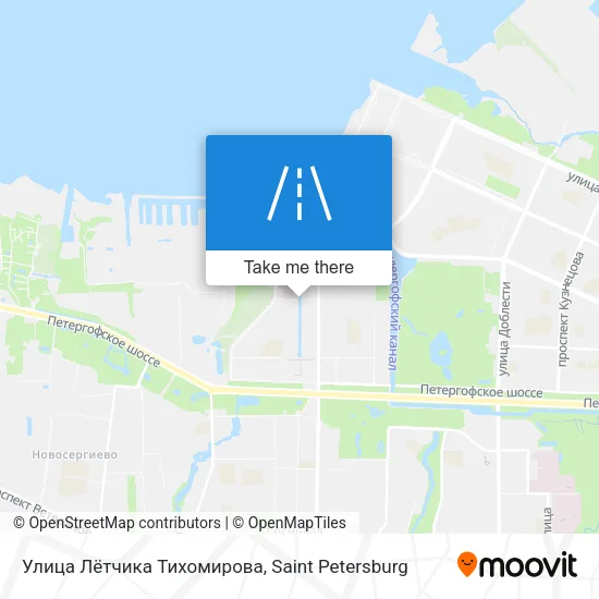 Улица Лётчика Тихомирова map