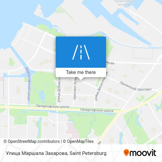 Улица Маршала Захарова map