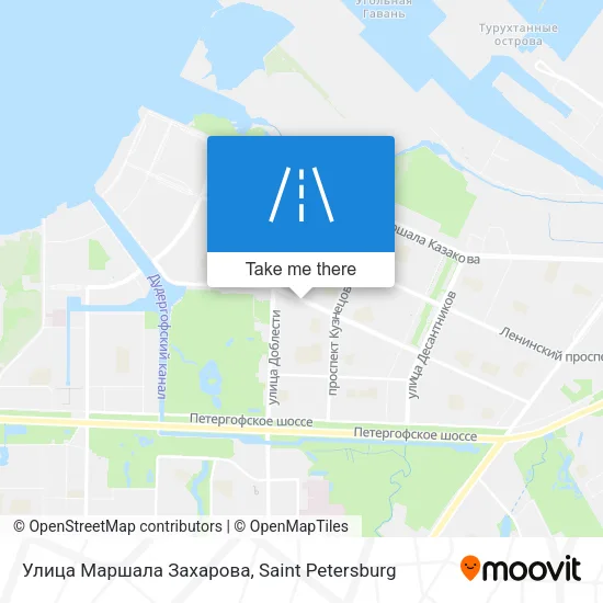 Улица Маршала Захарова map