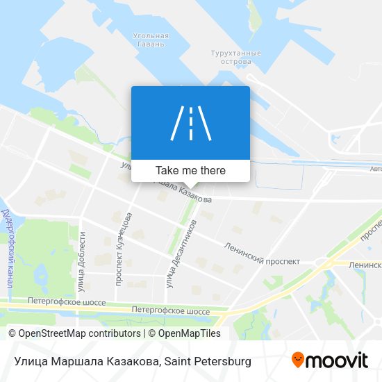 Улица Маршала Казакова map