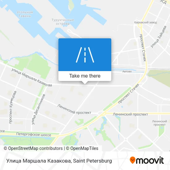 Улица Маршала Казакова map