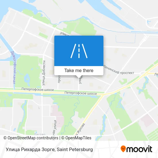 Улица Рихарда Зорге map