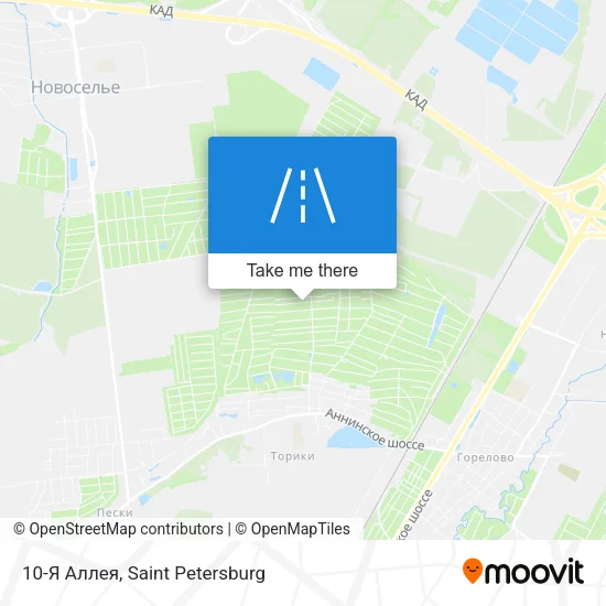 10-Я Аллея map