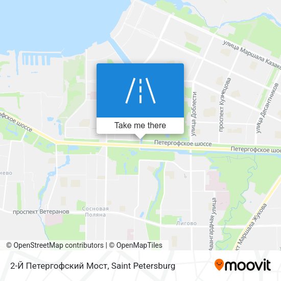 2-Й Петергофский Мост map