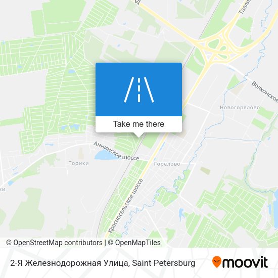 2-Я Железнодорожная Улица map