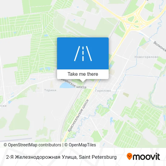 2-Я Железнодорожная Улица map