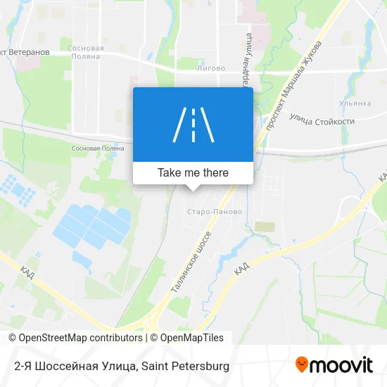 2-Я Шоссейная Улица map