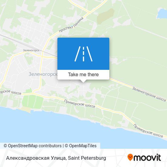 Александровская Улица map