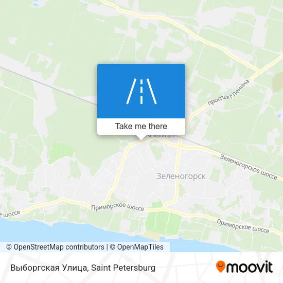 Выборгская Улица map