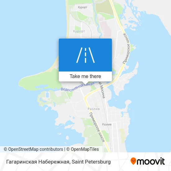 Гагаринская Набережная map