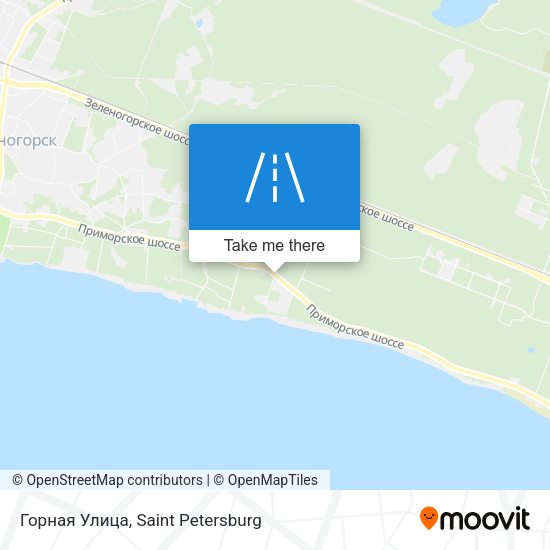 Горная Улица map