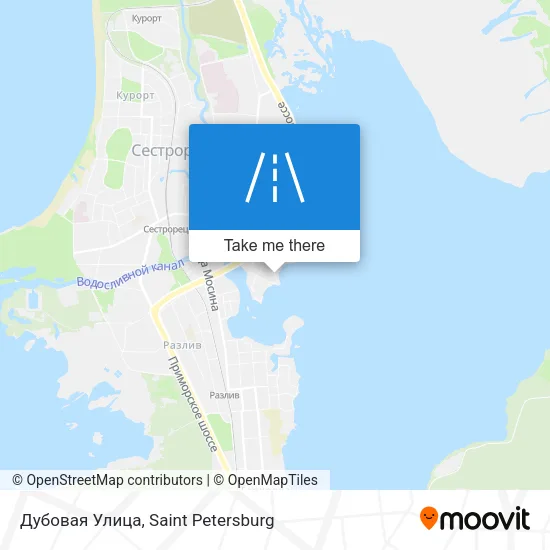 Дубовая Улица map