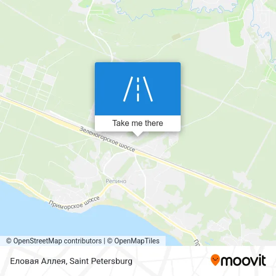 Еловая Аллея map