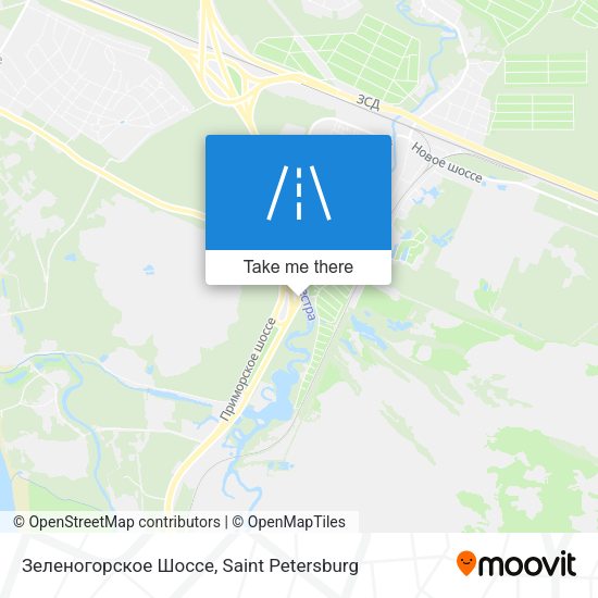 Зеленогорское Шоссе map