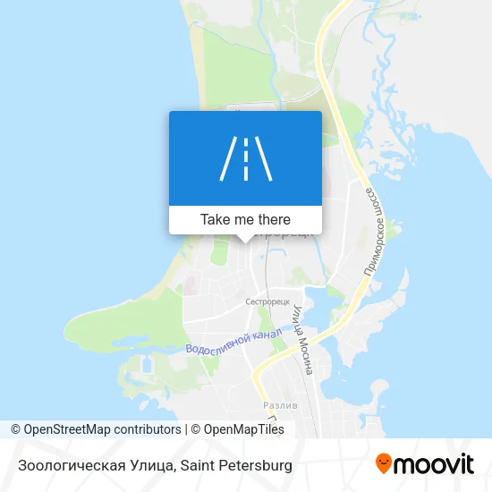 Зоологическая Улица map