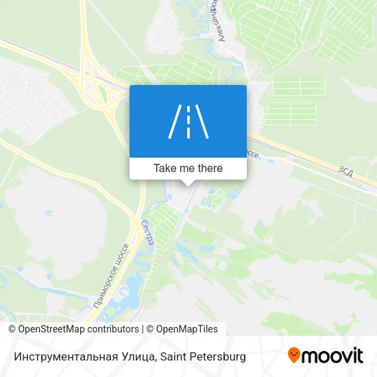 Инструментальная Улица map
